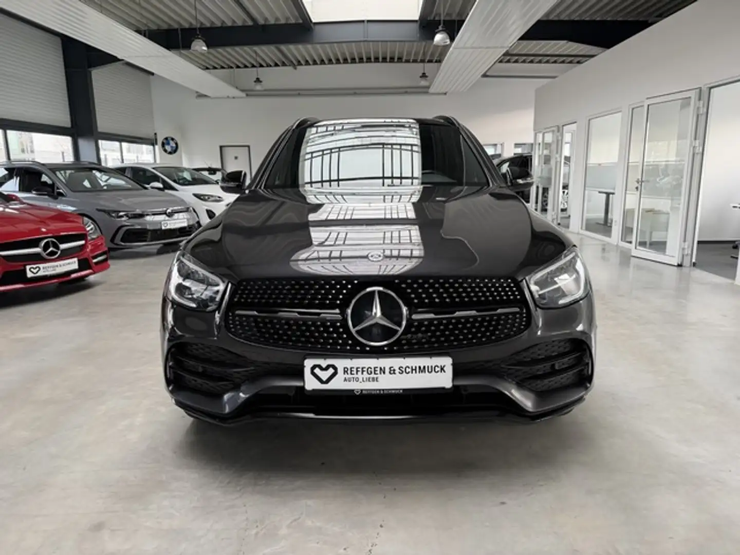 Mercedes-Benz GLC 400 4M AMG NIGHT+NAVI+LED+PANO+BURMESTER+ALU Noir - 2