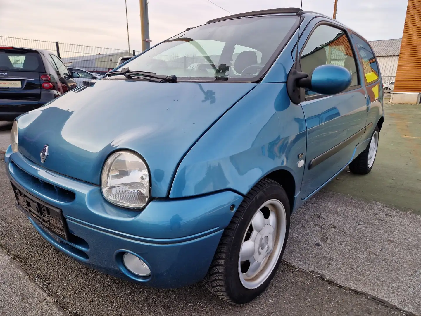 Renault Twingo AUTOMATIK,ALLWETTERREIFEN,SCHEIBEDACH TÜV NEU Blau - 1