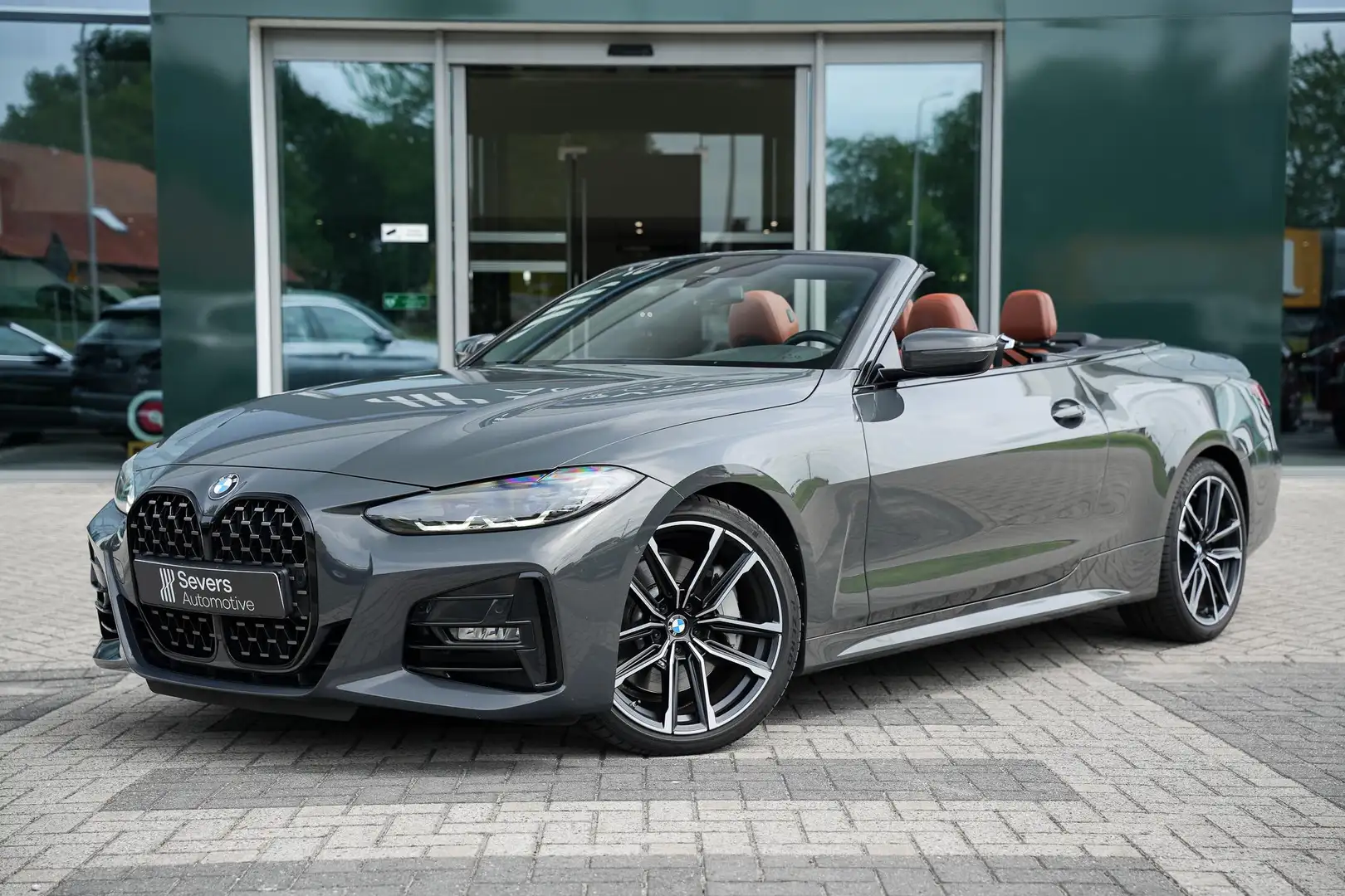 BMW 430 4 Serie Cabrio 430i High Executive | Model M Sport Gris - 2