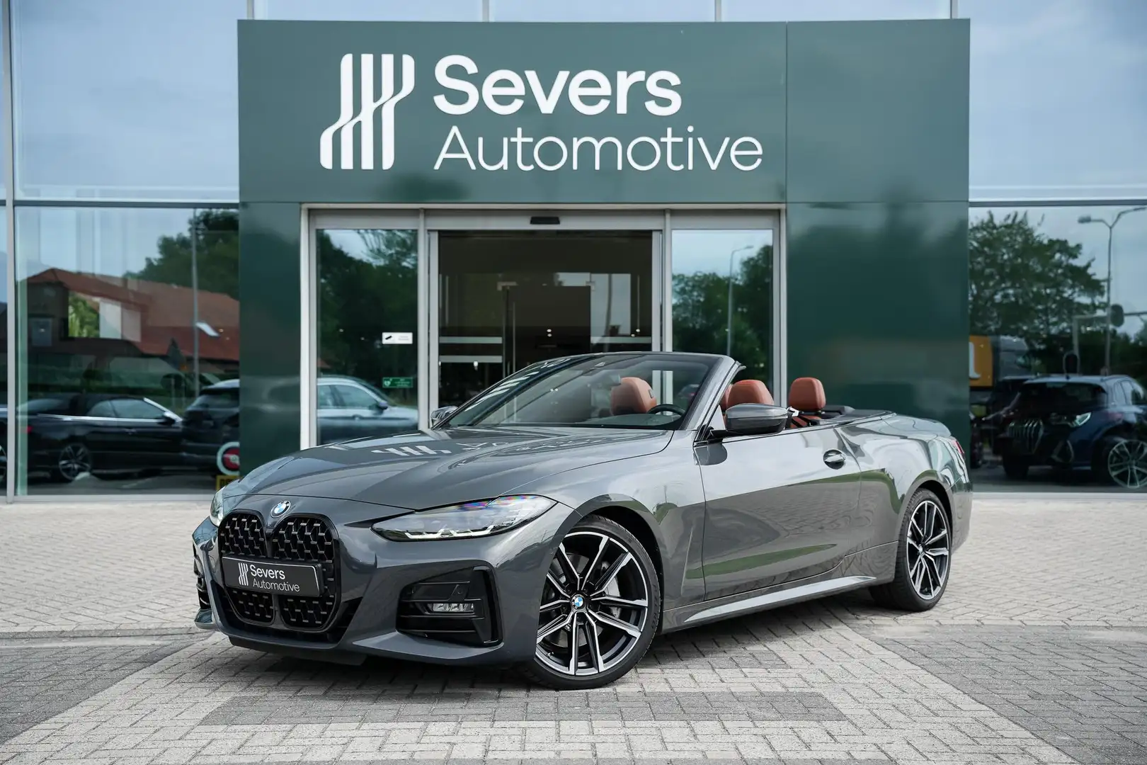 BMW 430 4 Serie Cabrio 430i High Executive | Model M Sport Gris - 1