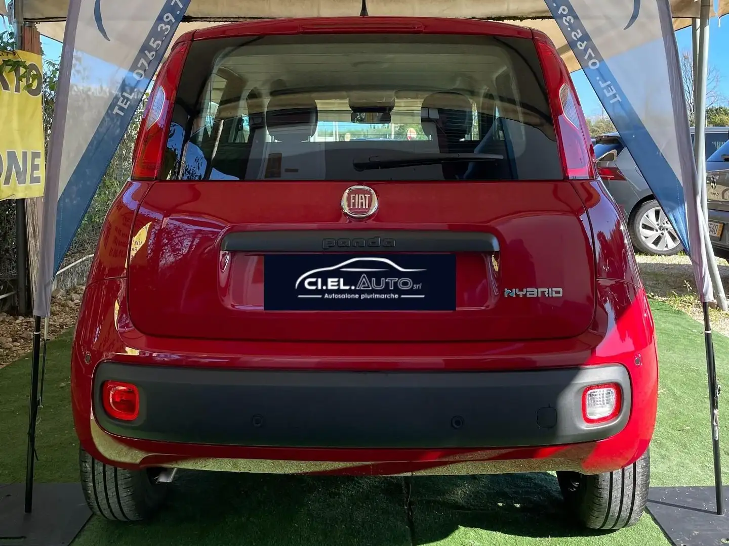 Fiat Panda Pandina 1.0 firefly hybrid s Rood - 2