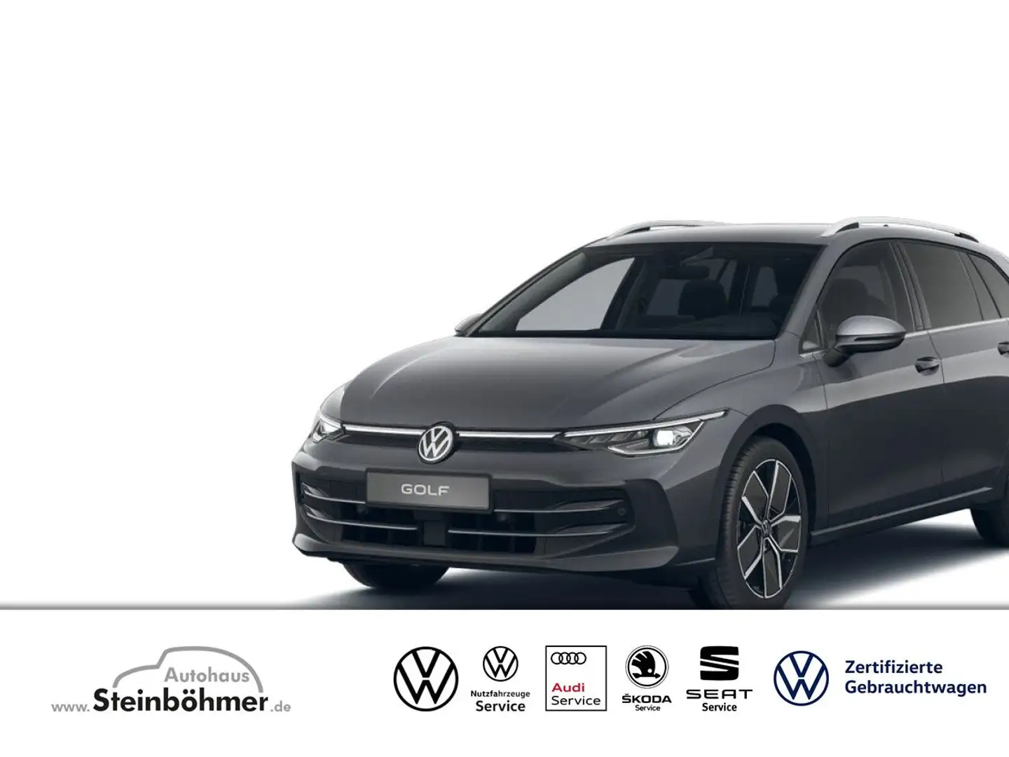 Volkswagen Golf Variant Style 1.5 eTSI AHK SideAssist Park&Co Grijs - 1