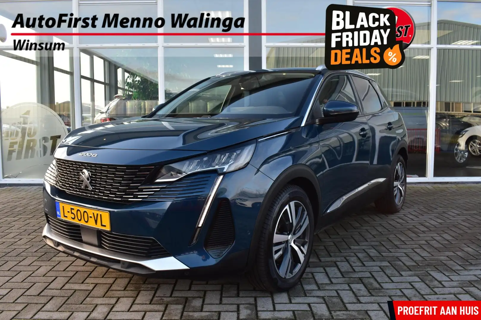 Peugeot 3008 Automaat 1.2 PureTech Allure Pack|Camera|Automaat| Blau - 1