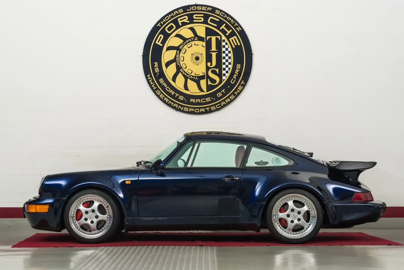 Porsche 964 Turbo 3.6 einer von 1436, seltene Farbkombi Bleu - 2