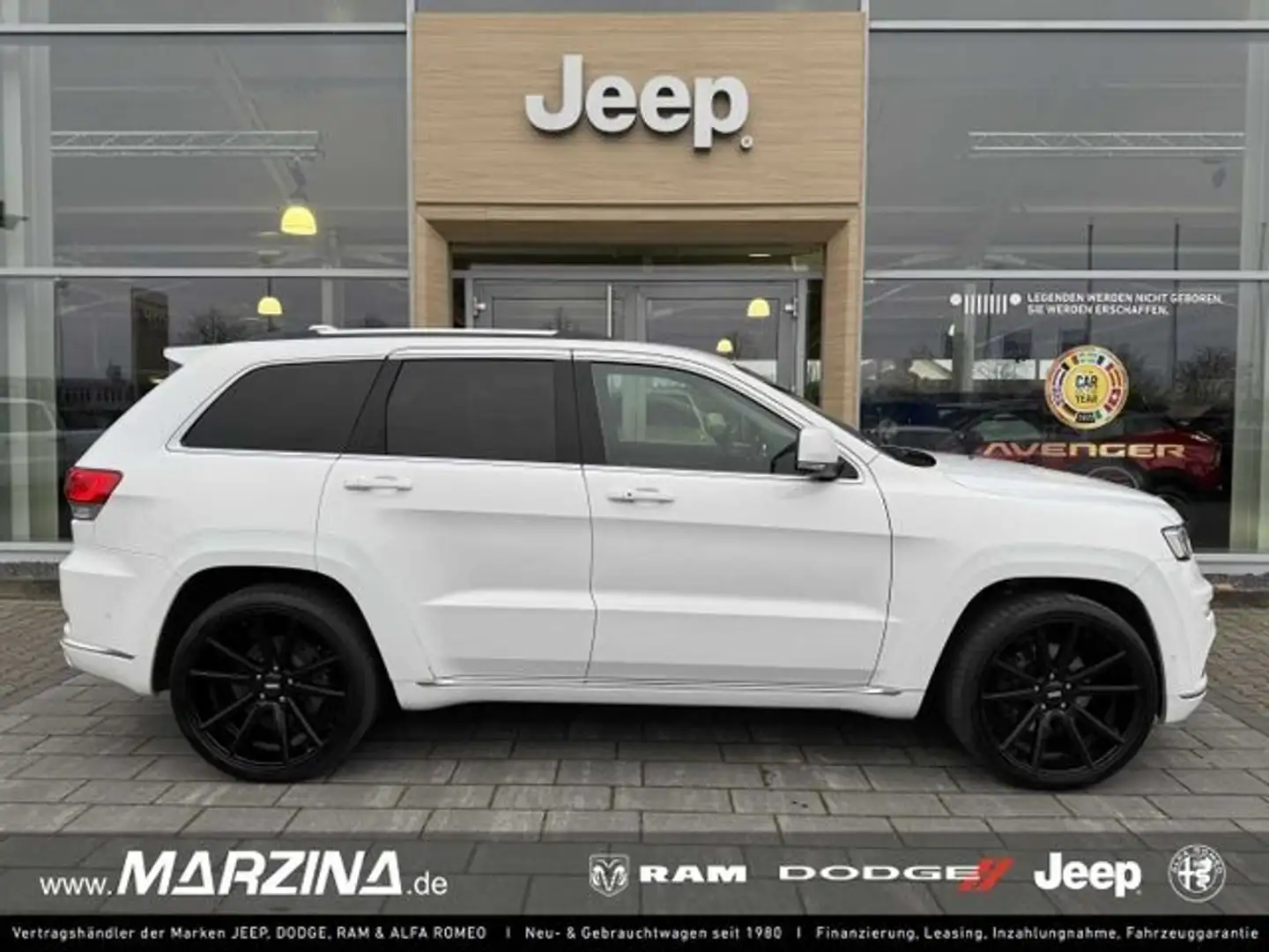 Jeep Grand Cherokee 3.0 D Summit 4x4 Pano Navi 22 Luftfederung Panoram Weiß - 1