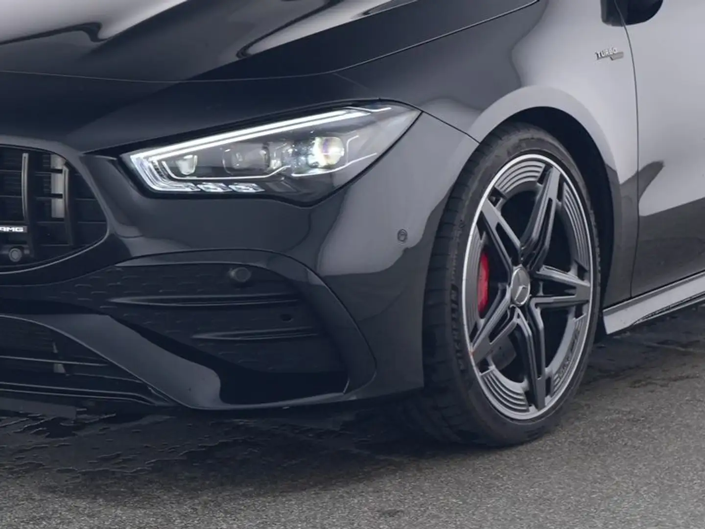 Mercedes-Benz CLA 35 AMG 4M Coupé Night I/II+LED+Pano+Prem+19" Czarny - 2