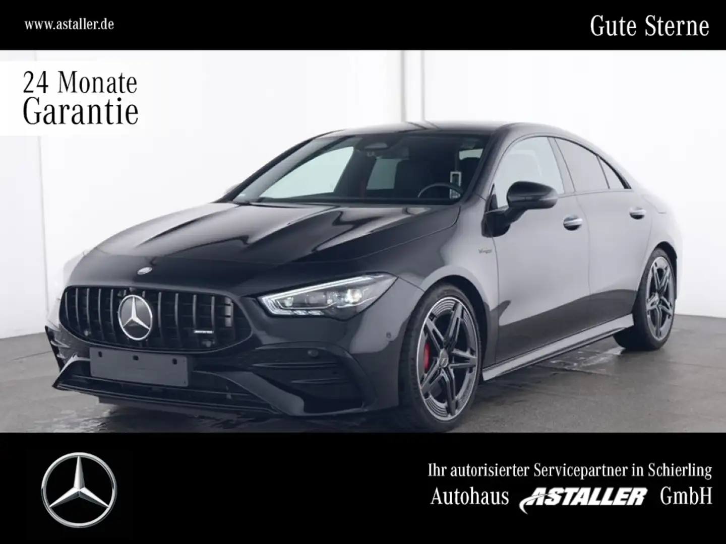 Mercedes-Benz CLA 35 AMG 4M Coupé Night I/II+LED+Pano+Prem+19" Czarny - 1