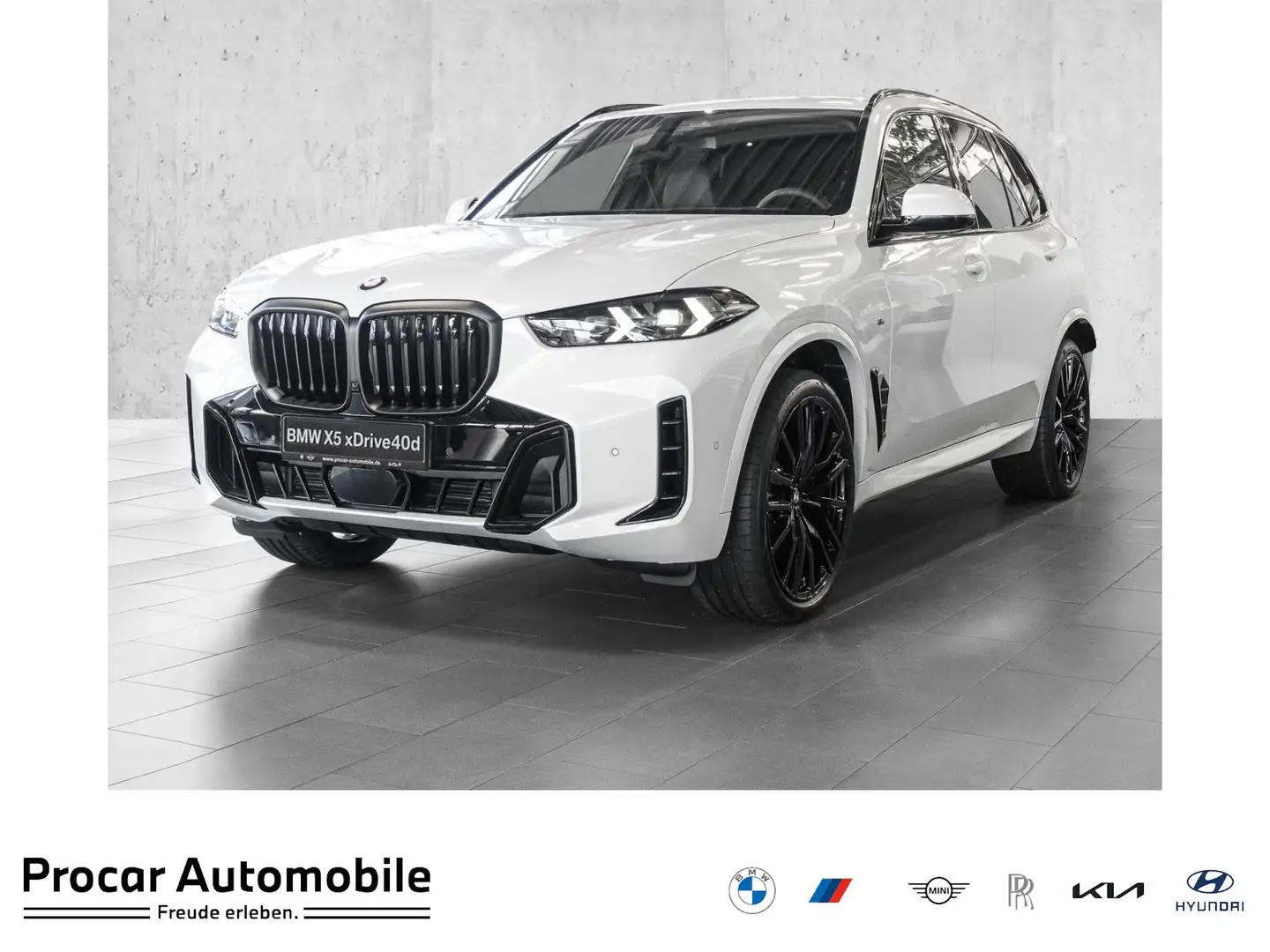BMW X5 xDrive40d MSport PANO HuD AHK H/K DA Prof PA Prof Weiß - 1