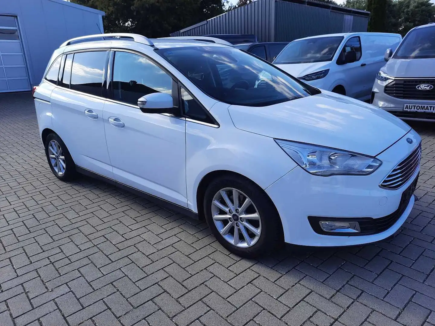 Ford C-Max Grand 1.0 EcoBoost Titanium AT Motor 16625 Km Weiß - 2