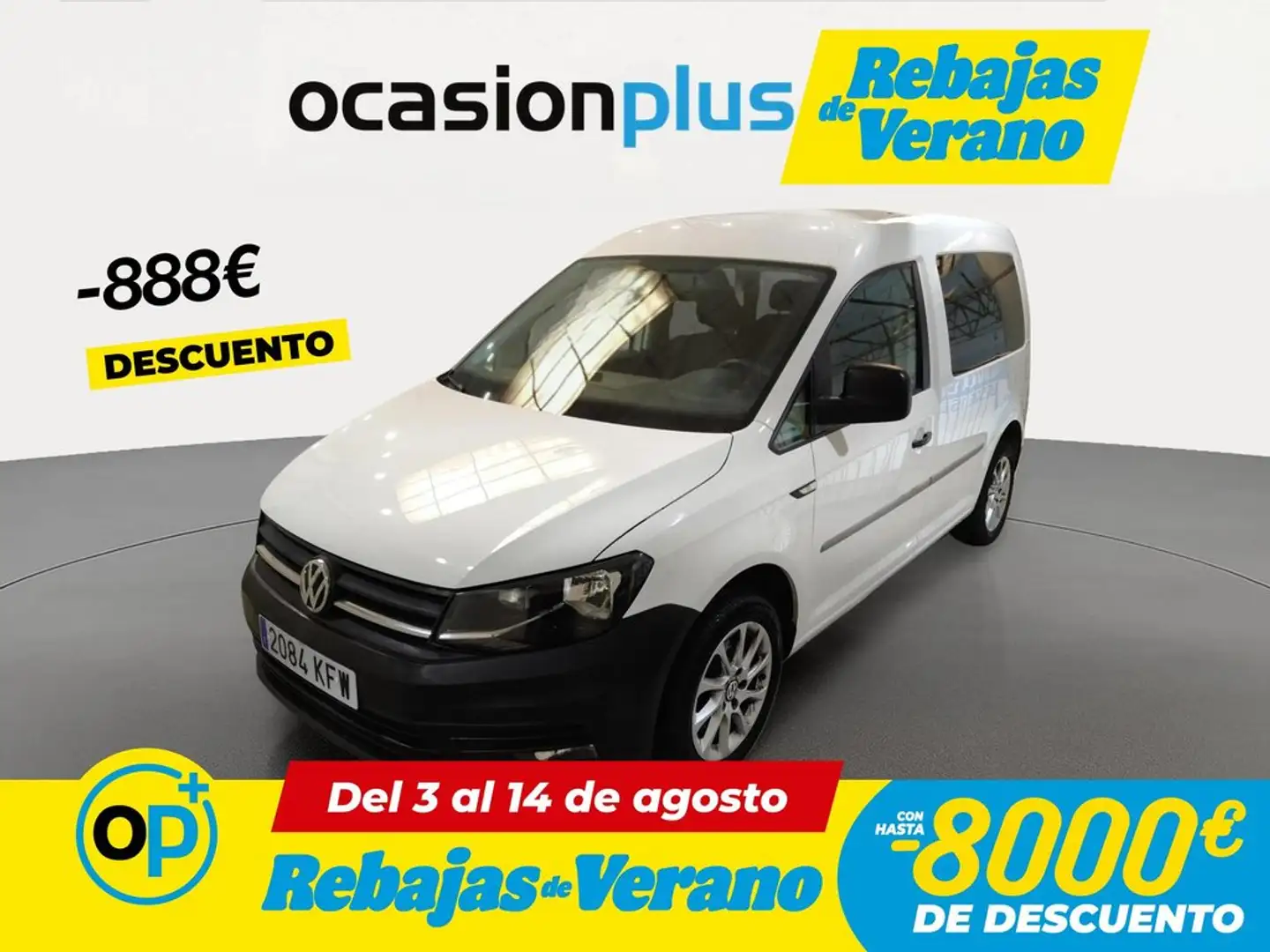 Volkswagen Caddy 2.0TDI Kombi 55kW Blanco - 1