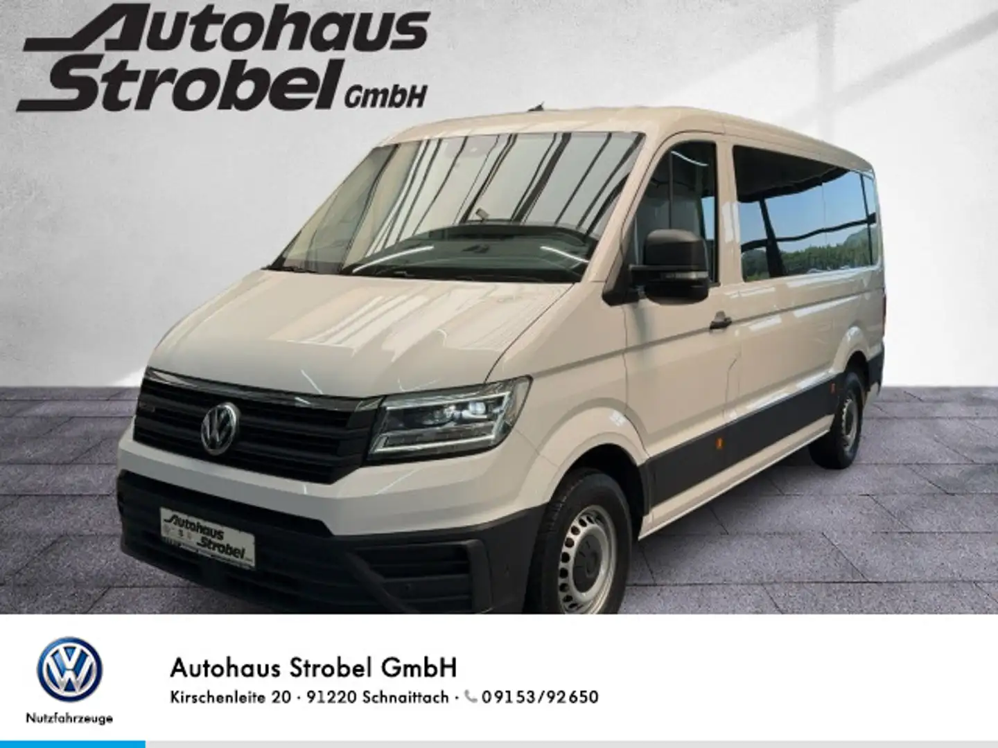 Volkswagen Crafter 2.0 TDI 4M 9-Sitze LED Standh. Climatron Weiß - 1