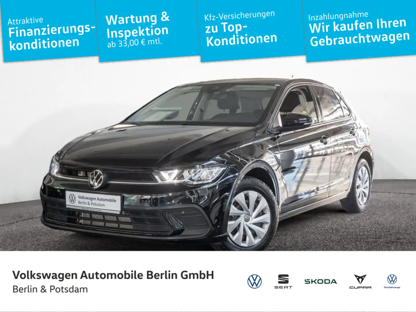Volkswagen Polo 1.0 TSI Life LED Navi Sitzhzg. LaneAssist Schwarz - 1