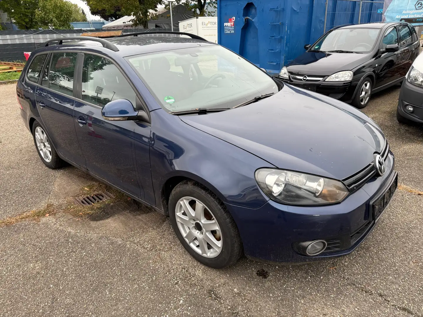 Volkswagen Golf Variant BlueMotion Automatik Navi AHK Euro 5 Blau - 1