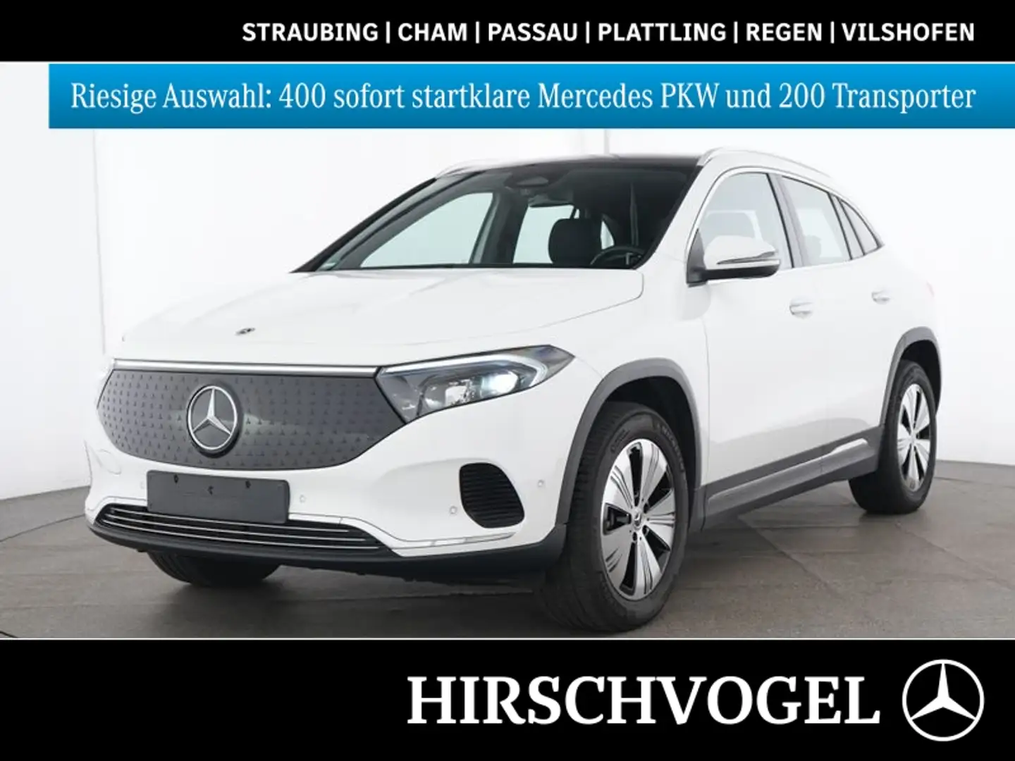 Mercedes-Benz EQA 350 4M Progressive+Pano+DISTRON+KEYLESS+MBUX Blanc - 1