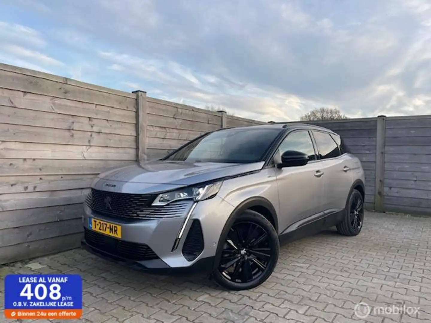 Peugeot 3008 1.6 HYbrid 225 GT Pano-Alcantara-Stoelverw.mass Gris - 1