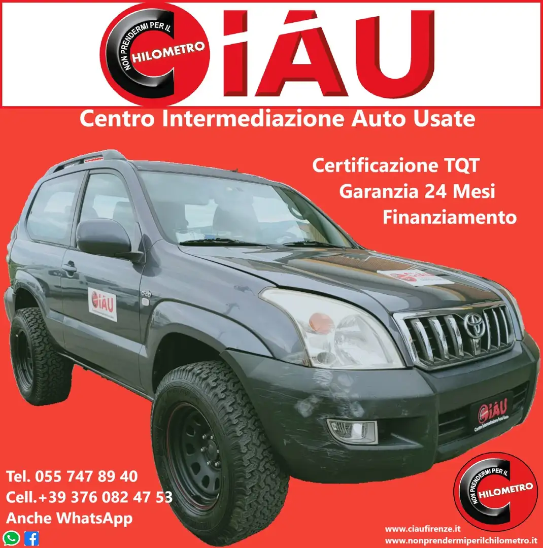 Toyota Land Cruiser Land Cruiser kdj125 3p 3.0 d4-d Grigio - 1