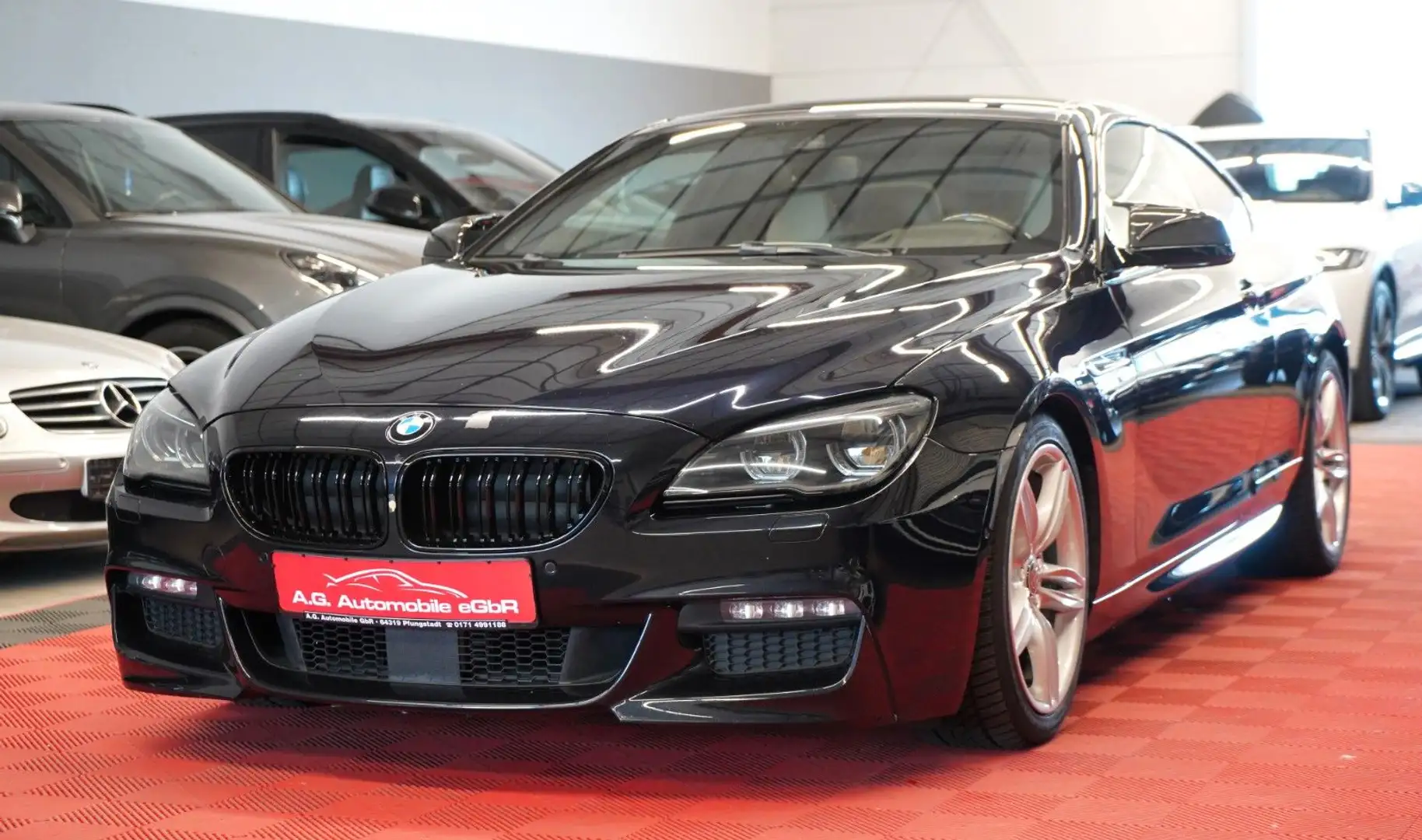 BMW 640 d F13 Aut. LED*Navi*Acc*Pano*Carbon*Head-Up* Schwarz - 1