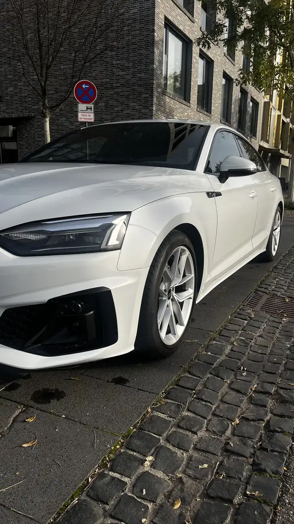 Audi A5 35 TFSI S line Night Paket VB Weiß - 2