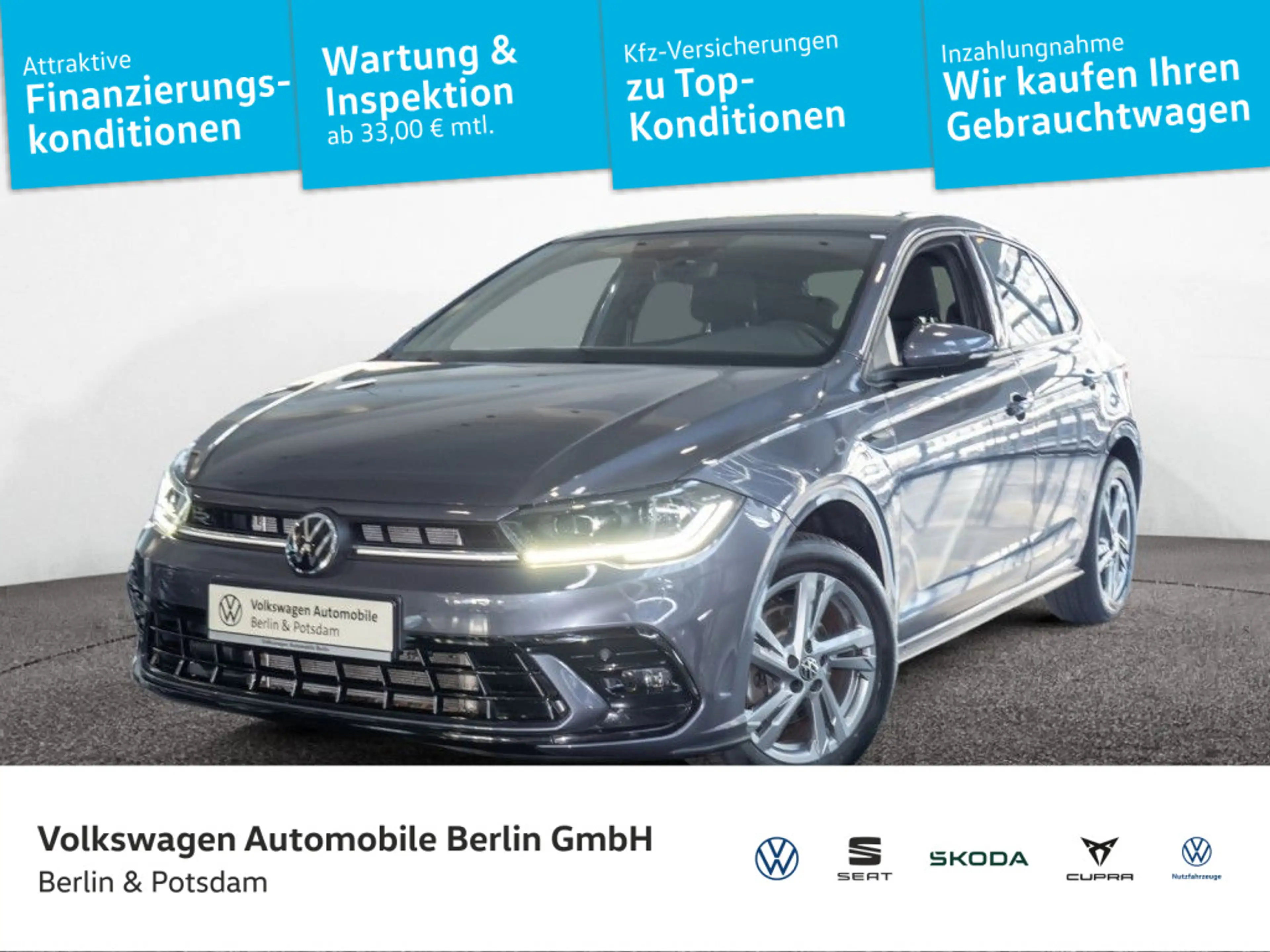 Volkswagen Polo 1.0 TSI DSG R-Line App IQ-LED Sitzhzg PDC
