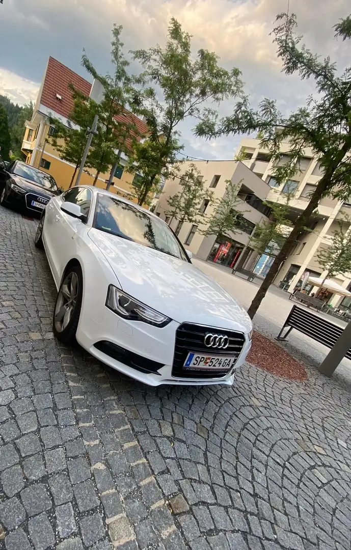 Audi A5 Sportback 2,0 TDI S-Line Weiß - 2