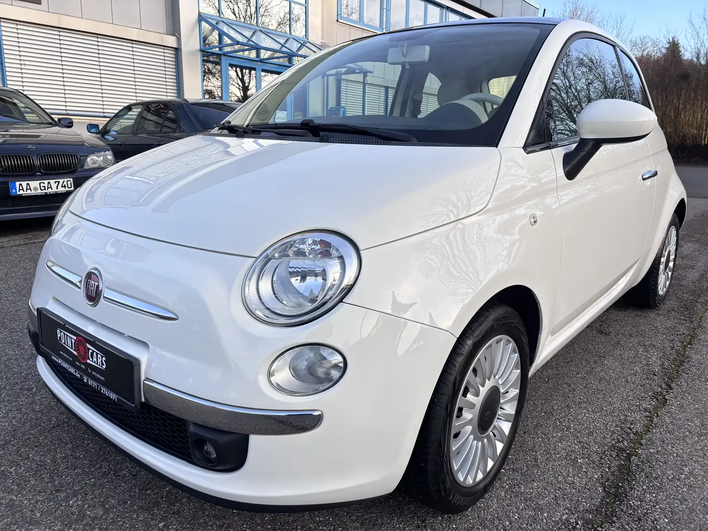 Fiat 500 1.2 8V Lounge*2.HAND-EURO 5-ALU-WR* Wit - 1