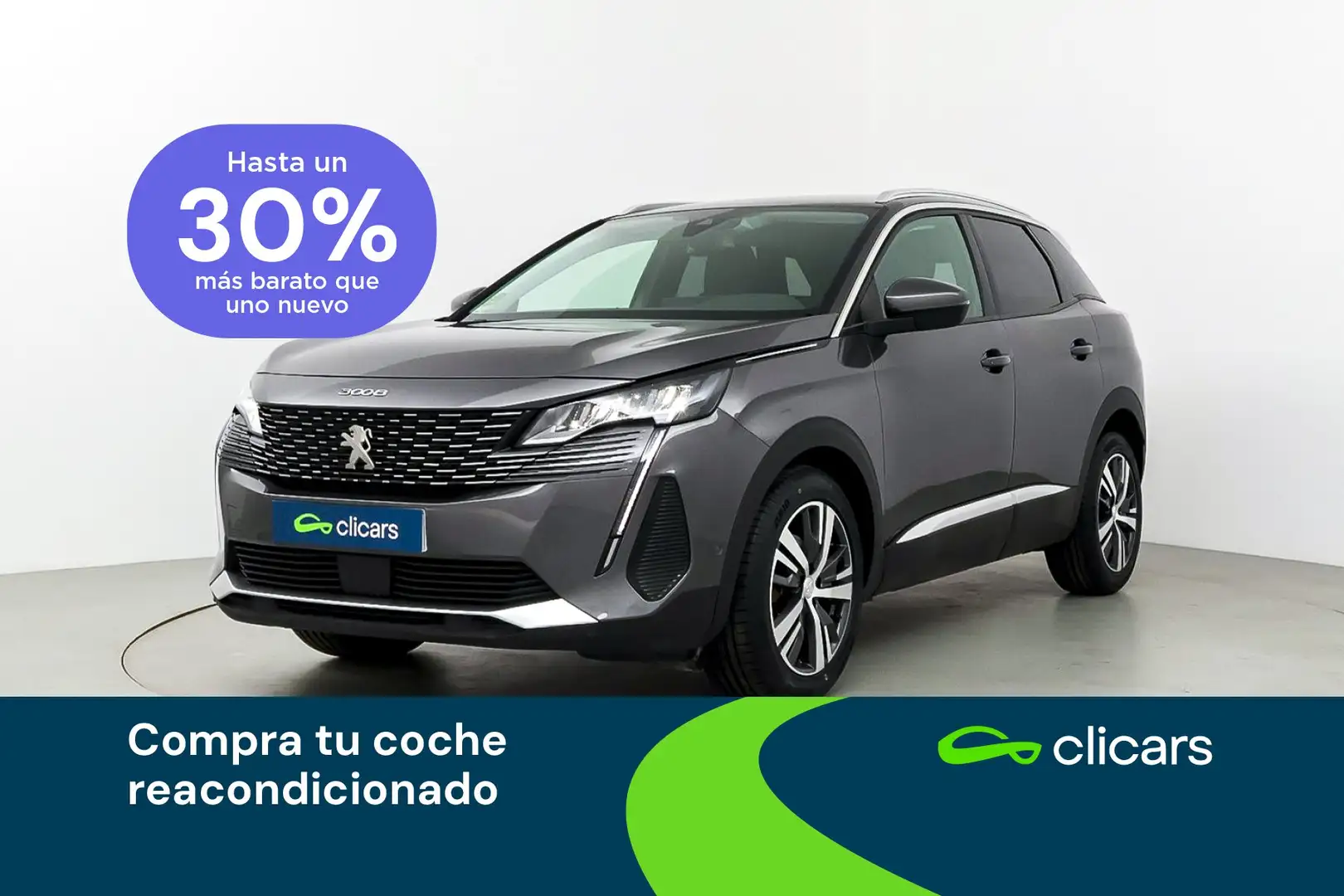 Peugeot 3008 1.2 S&S PureTech Allure Pack 130 Gris - 1