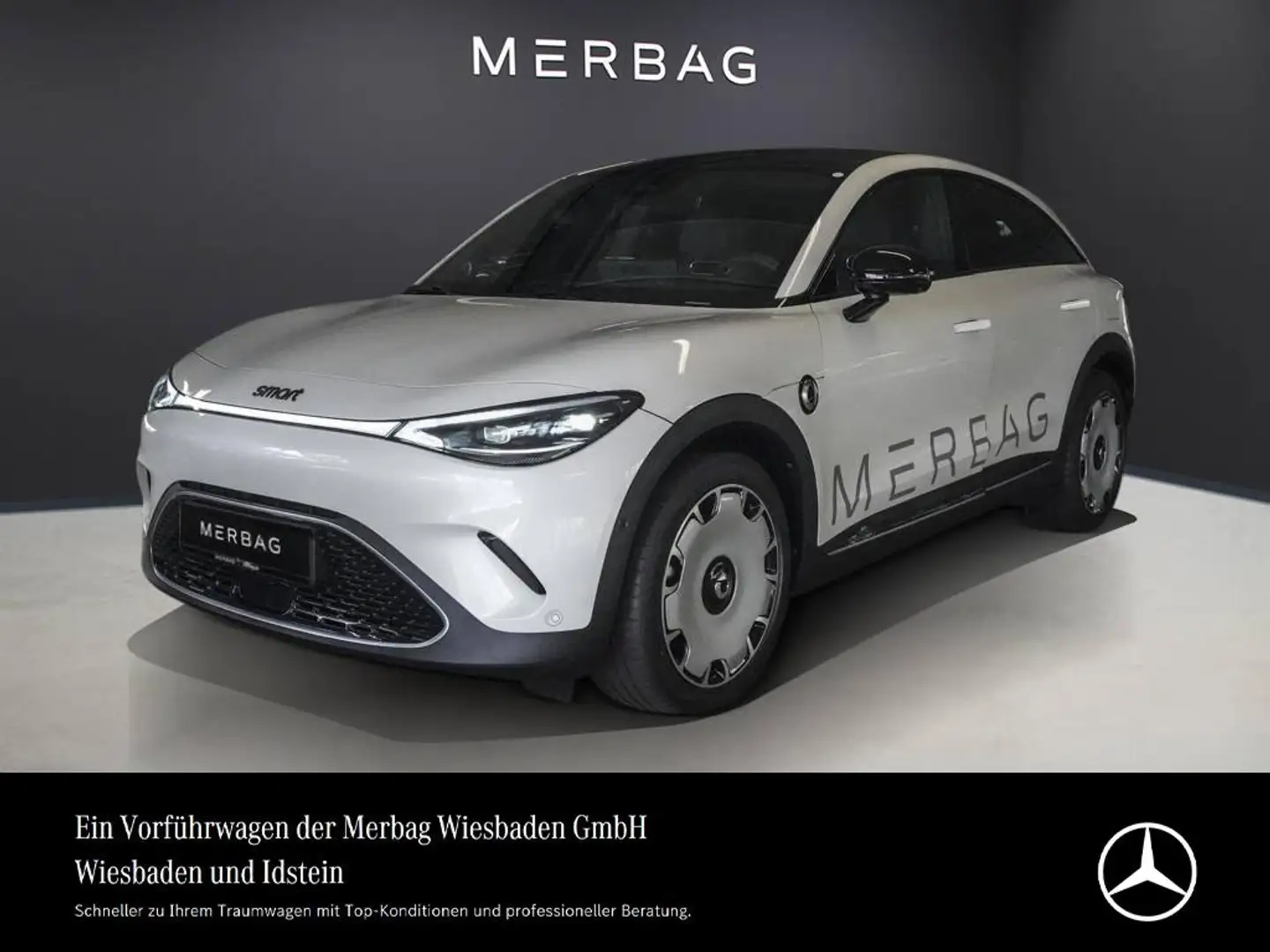 smart #3 Premium-LED-HUD-PANO-LEDER-MEMORY-SOUND-KAM Weiß - 1