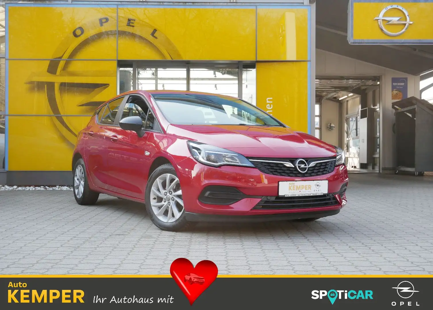 Opel Astra 1.2 Turbo Edition *SHZ*PDC*Navi* Red - 1