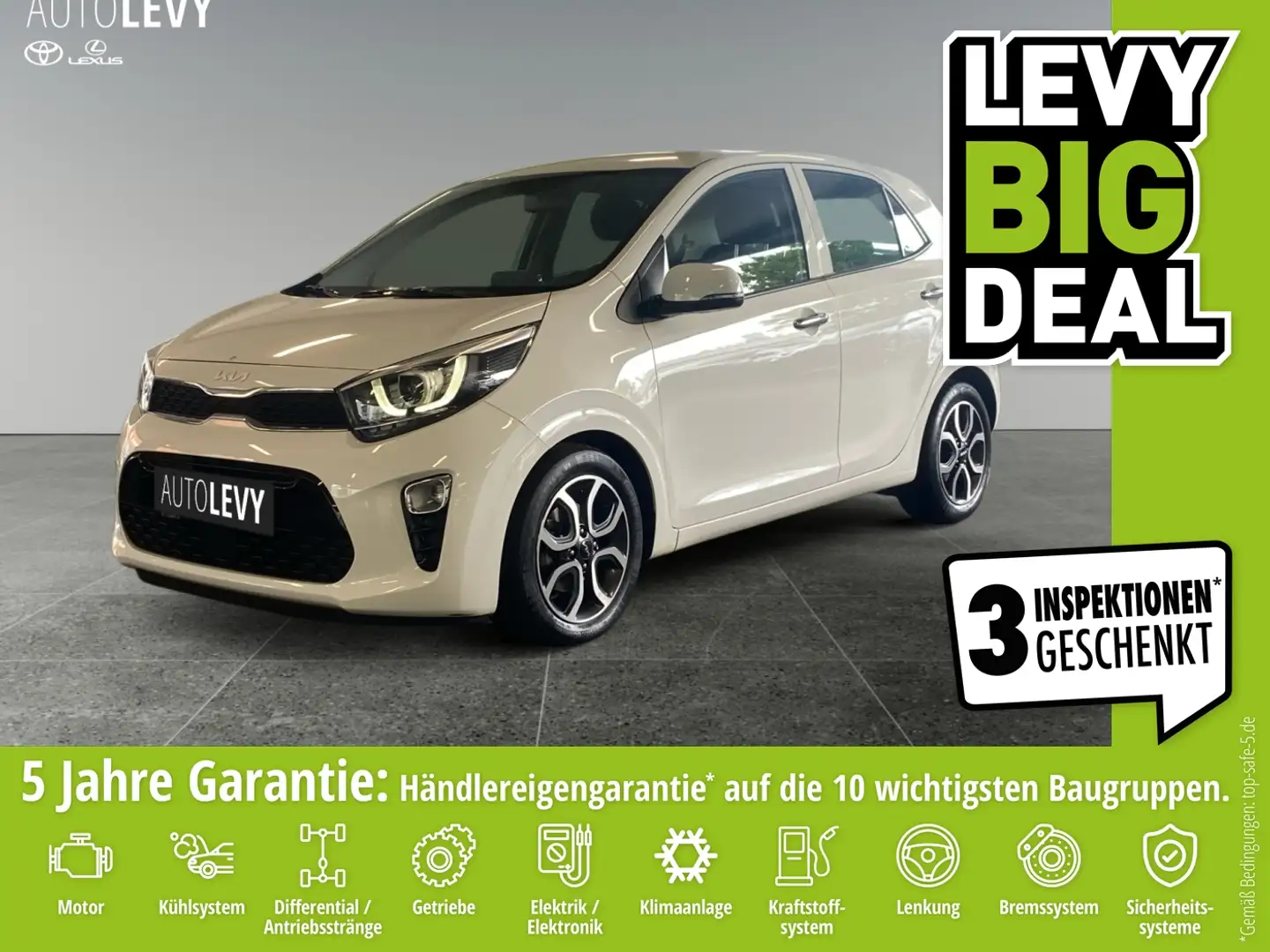 Kia Picanto 1.2 Spirit *NAVI*CARPLAY* White - 1