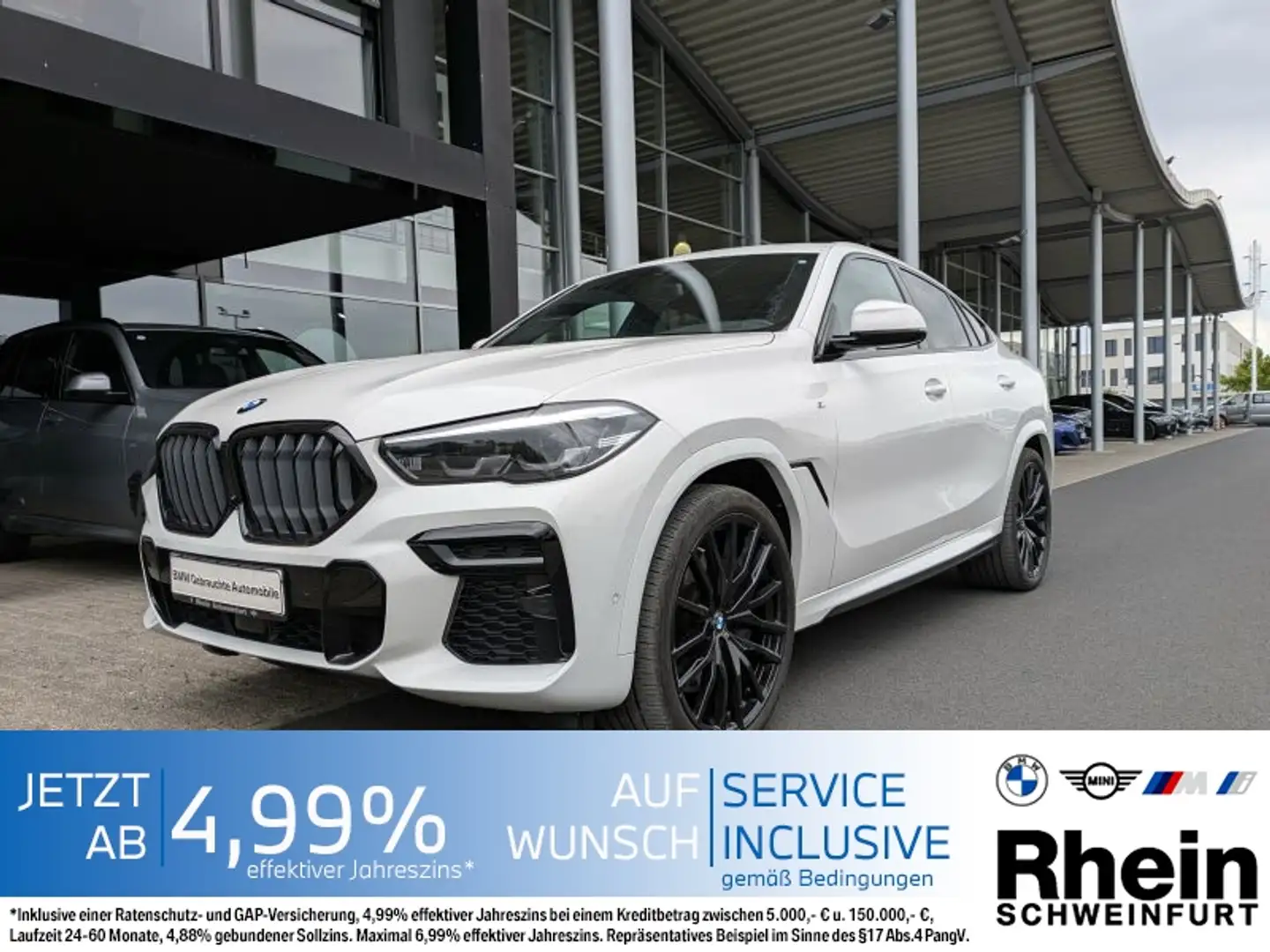 BMW X6 xDrive40d M Sport AHK.Luftfederung.Standhz. Blanc - 1