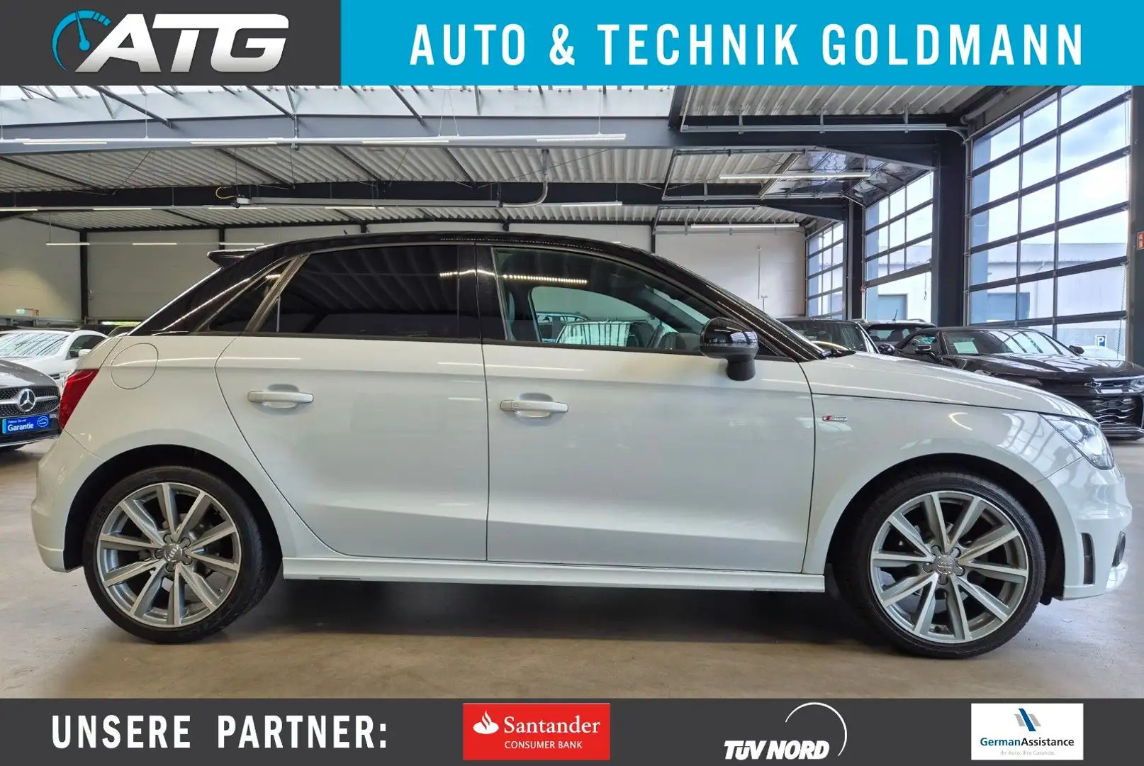 Audi A1 SPORTBACK S-LINE TEILLEDER SHZ PDC TEMPOMAT Белый - 1