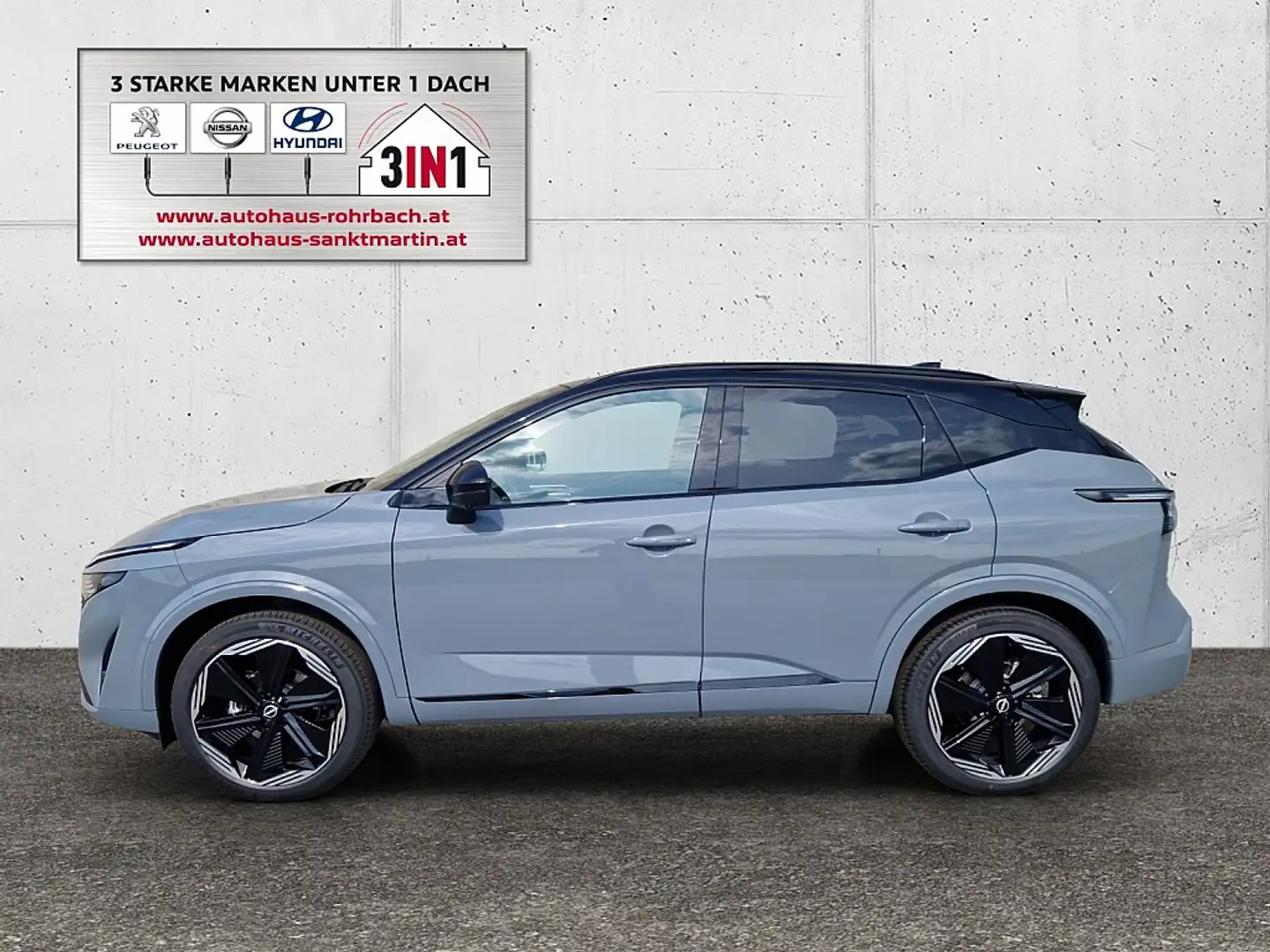 Nissan Qashqai 1,3 DIG-T MHEV 4x4 Tekna+ Aut. Grau - 2