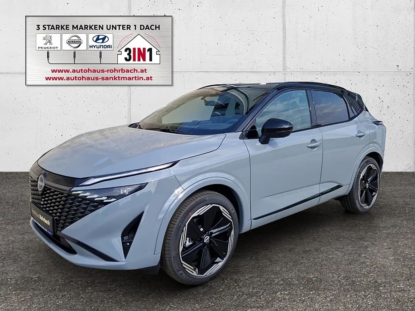 Nissan Qashqai 1,3 DIG-T MHEV 4x4 Tekna+ Aut. Grau - 1