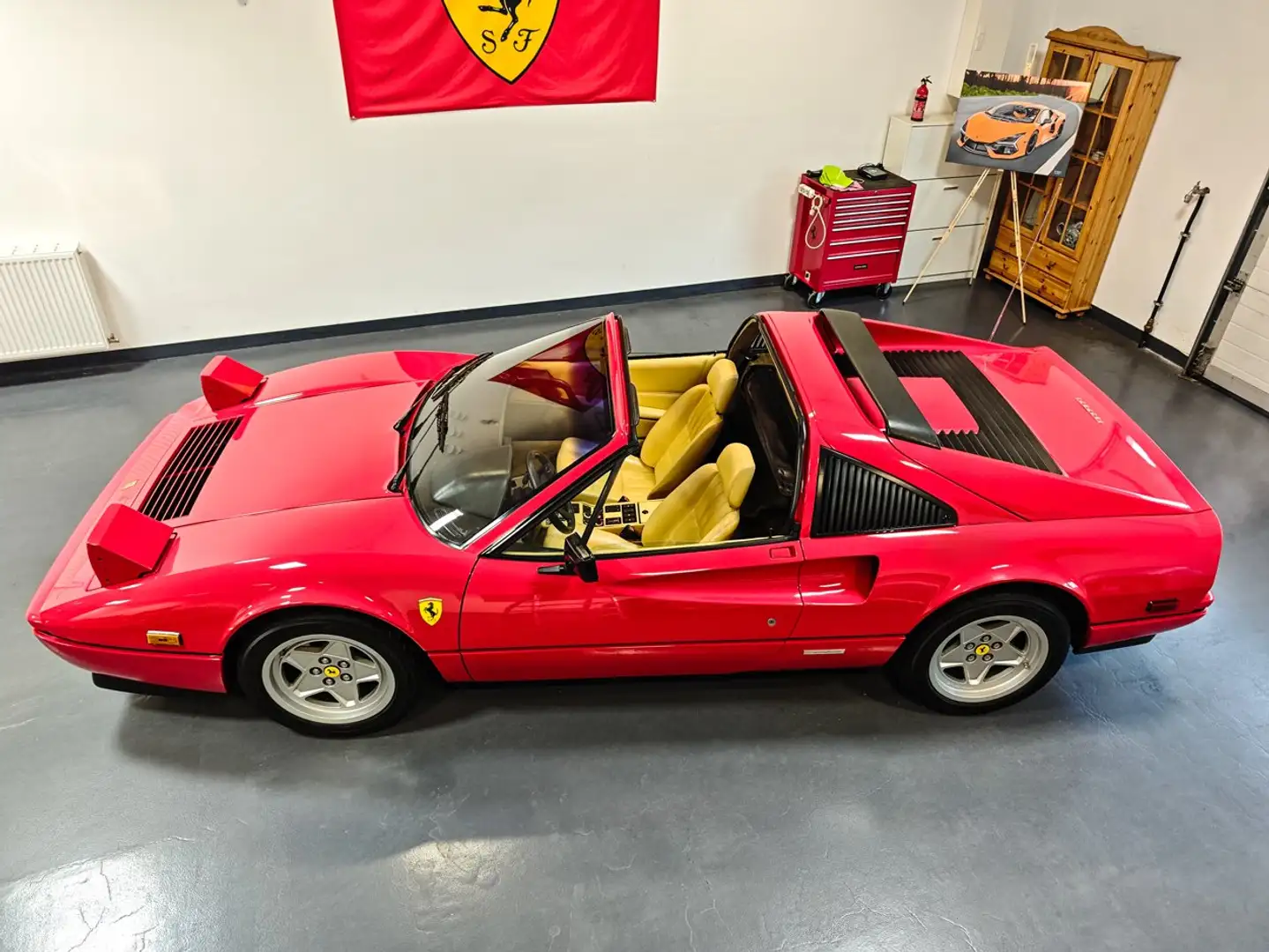 Ferrari 328 GTS Zahnriemen/TÜV/H-Zulassung/Kupplung NEU Rot - 1
