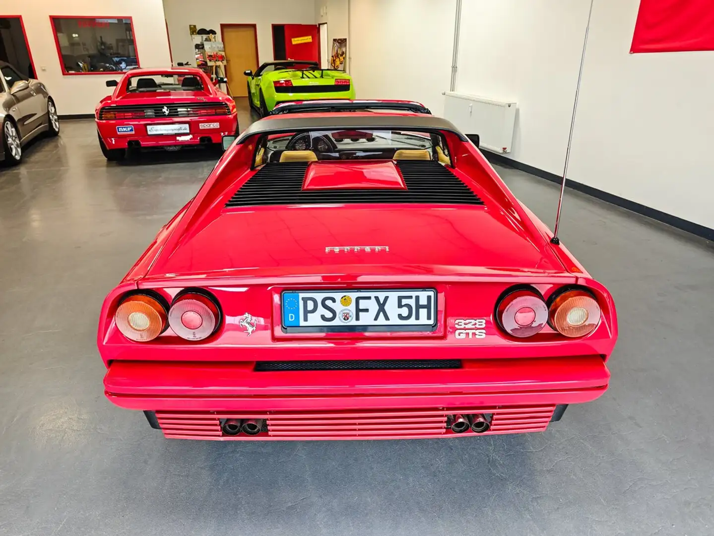 Ferrari 328 GTS Zahnriemen/TÜV/H-Zulassung/Kupplung NEU Rot - 2