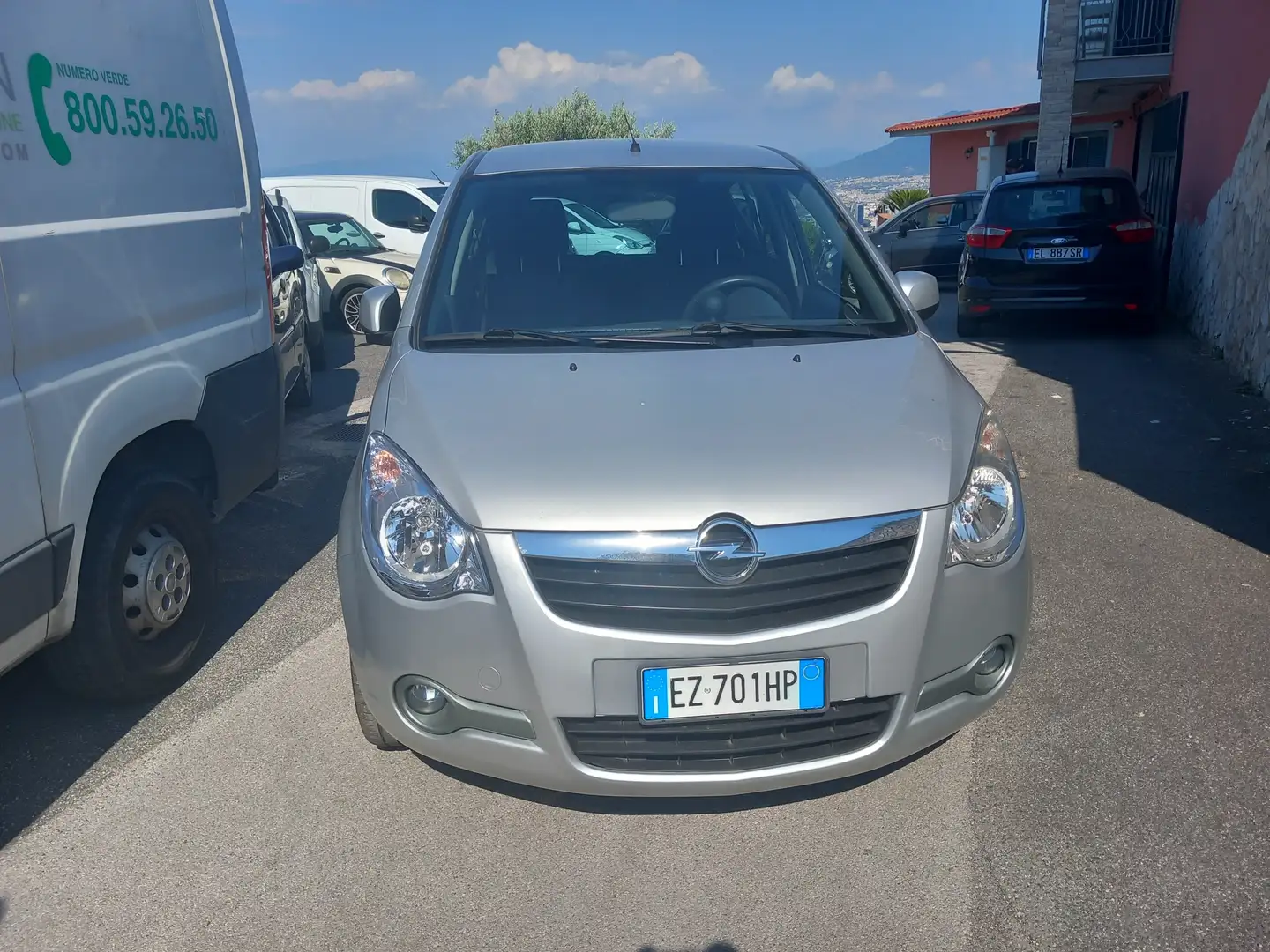 Opel Agila Agila II 2008 1.2 Elective 94cv Срібний - 2