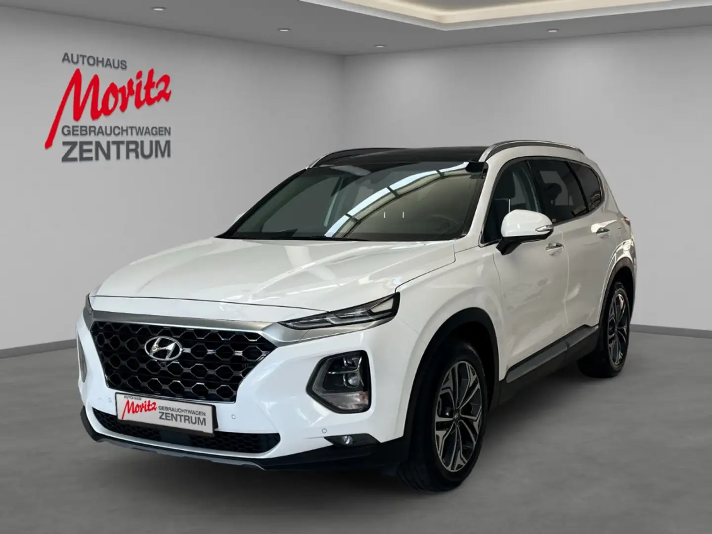 Hyundai SANTA FE 2.2 CRDI Premium 4WD *360° KAMERA*TOTWINKEL* Blanc - 1