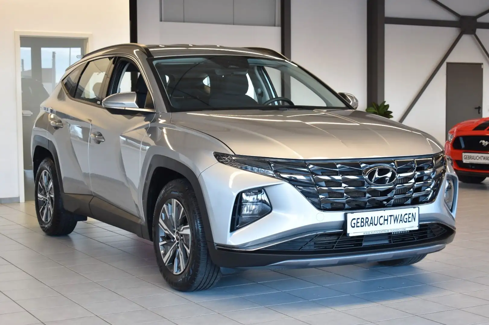 Hyundai TUCSON Select Mild-Hybrid 2WD/LED-GRILL/CAM/NAVI Argento - 1