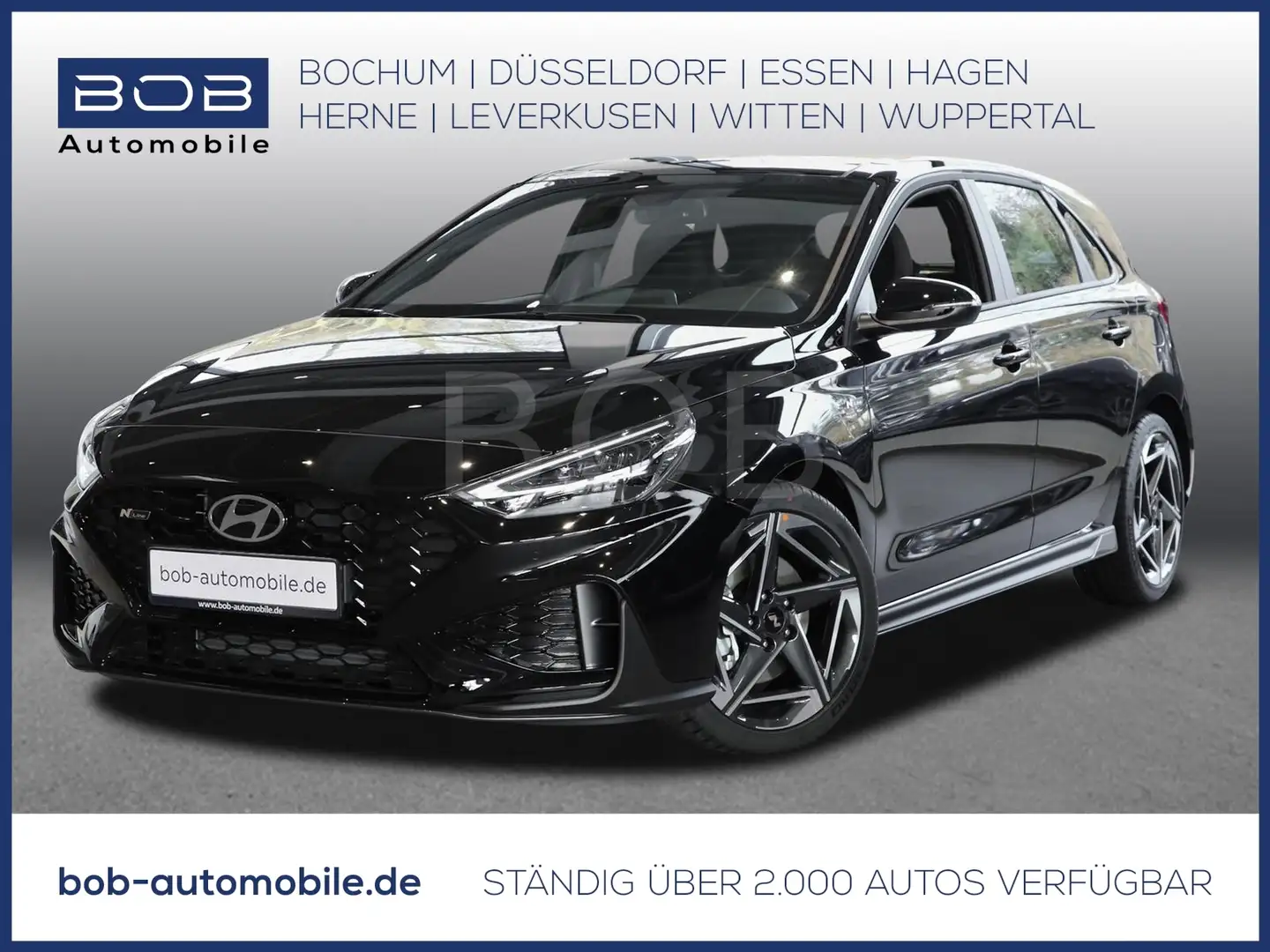 Hyundai i30 1.5 T-GDI 48V 6-MT 2WD N LINE Panoramadach Schwarz - 1