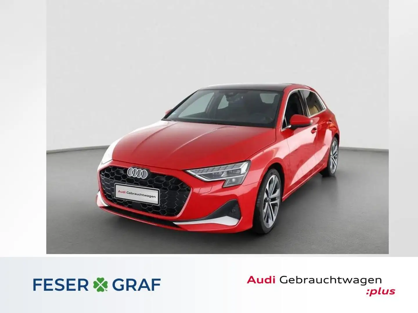 Audi A3 30 TFSI S tr. S line-HuD-Pano-AHK-ACC-Sonos Rot - 1