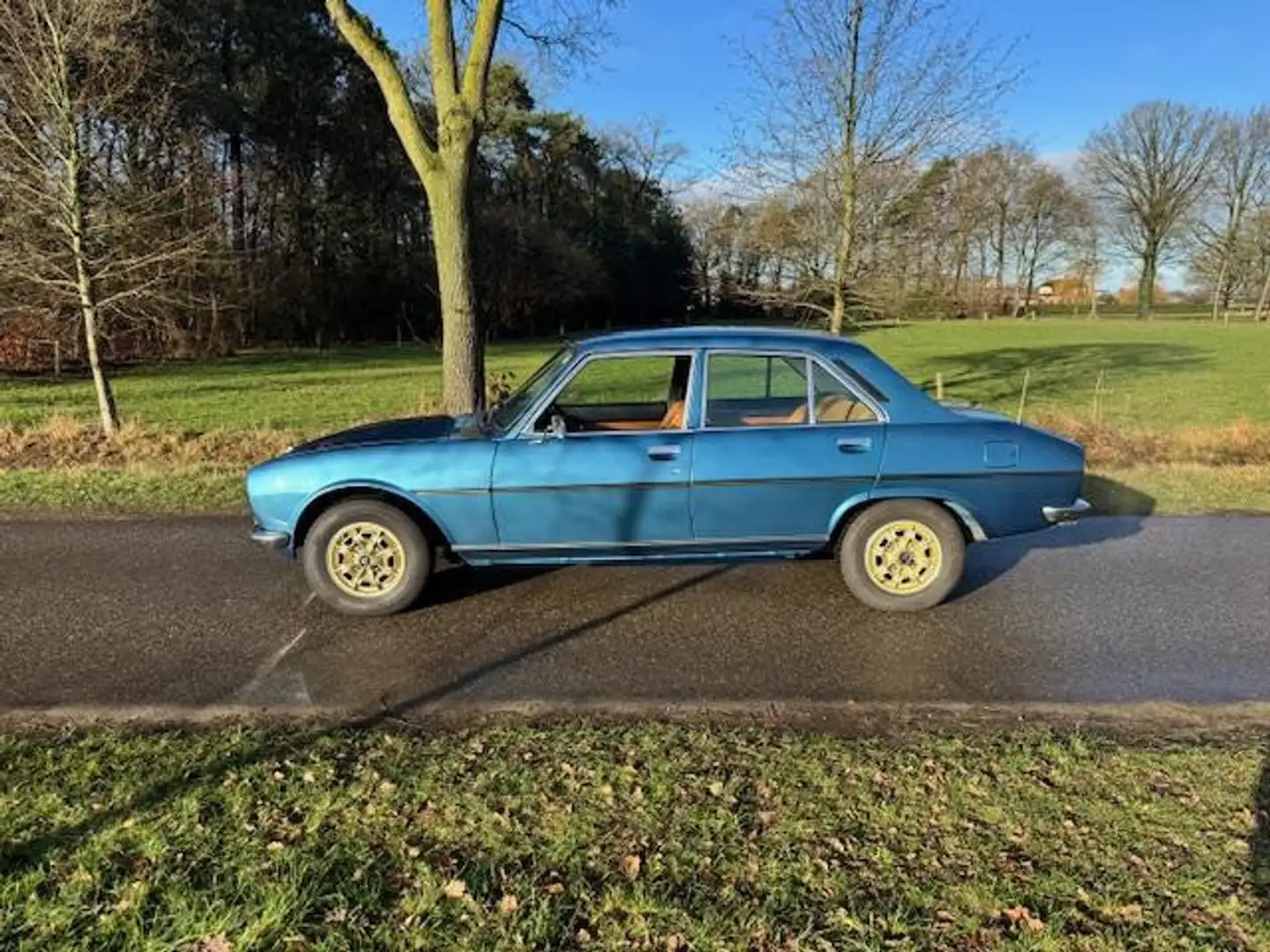 Peugeot 504 2.0 GL Sedan automaat 1976 Topstaat!!! Blau - 1