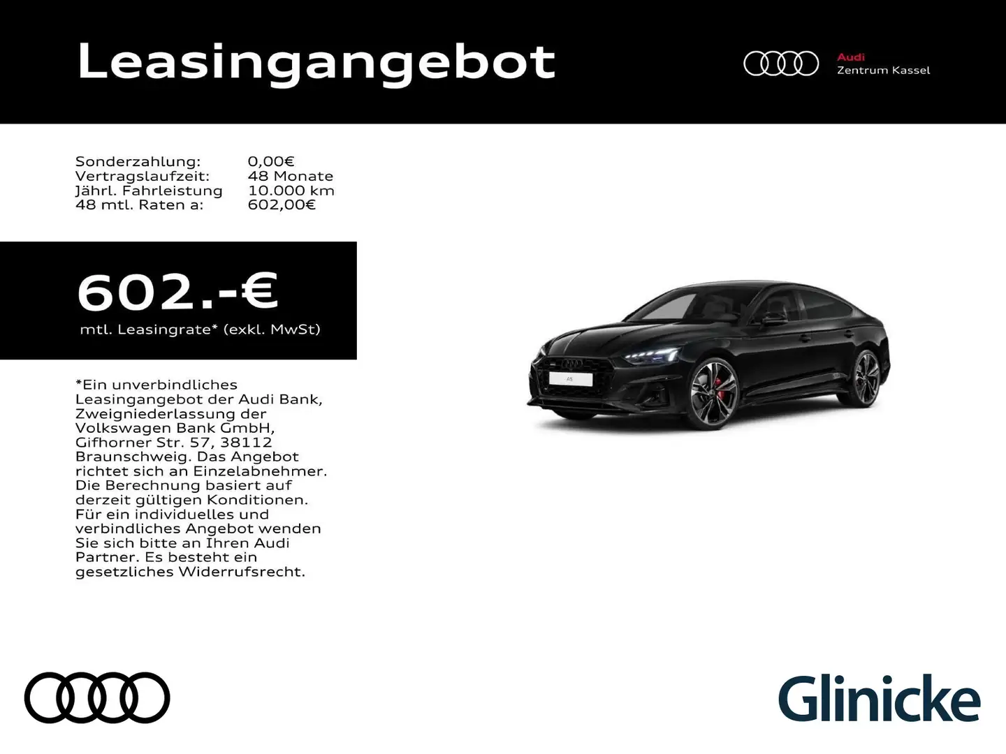 Audi A5 S line 40 TDI quattro S tronic Matr Black - 1