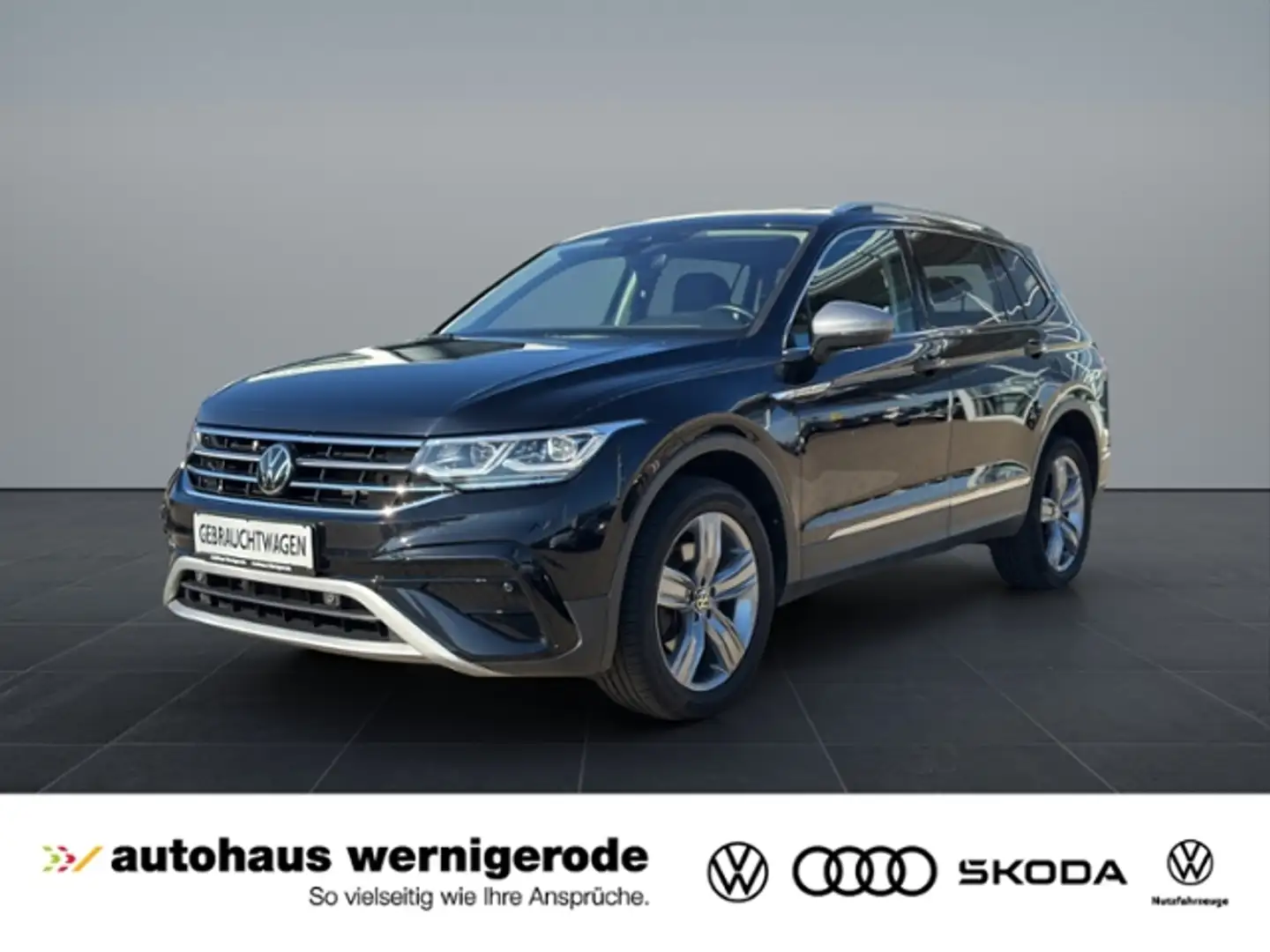 Volkswagen Tiguan Allspace 2.0TDI 4M El. Matrix/AHK/StHz/HUD Schwarz - 1