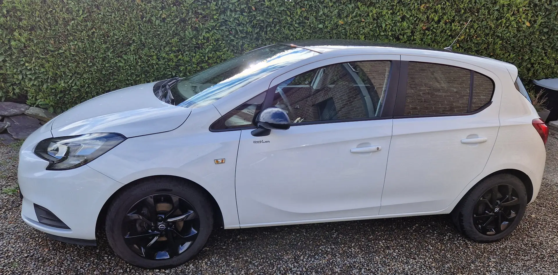 Opel Corsa Corsa 1.2i Black Edition Blanc - 1