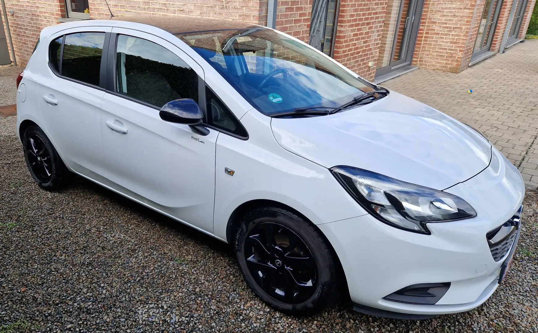 Opel Corsa Corsa 1.2i Black Edition Blanc - 2