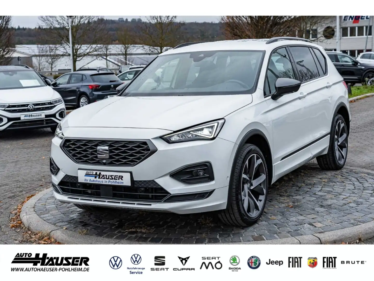 SEAT Tarraco FR 2.0 TDI DSG 4Drive AHK STANDHZG BEATS AREA-VIEW Weiß - 1