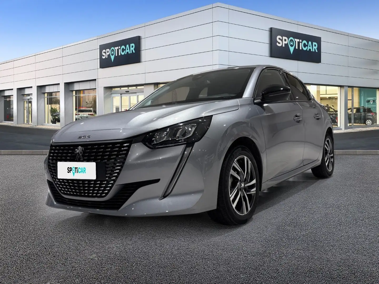 Peugeot 208 Allure Pack PureTech 75 S/S Gris - 1