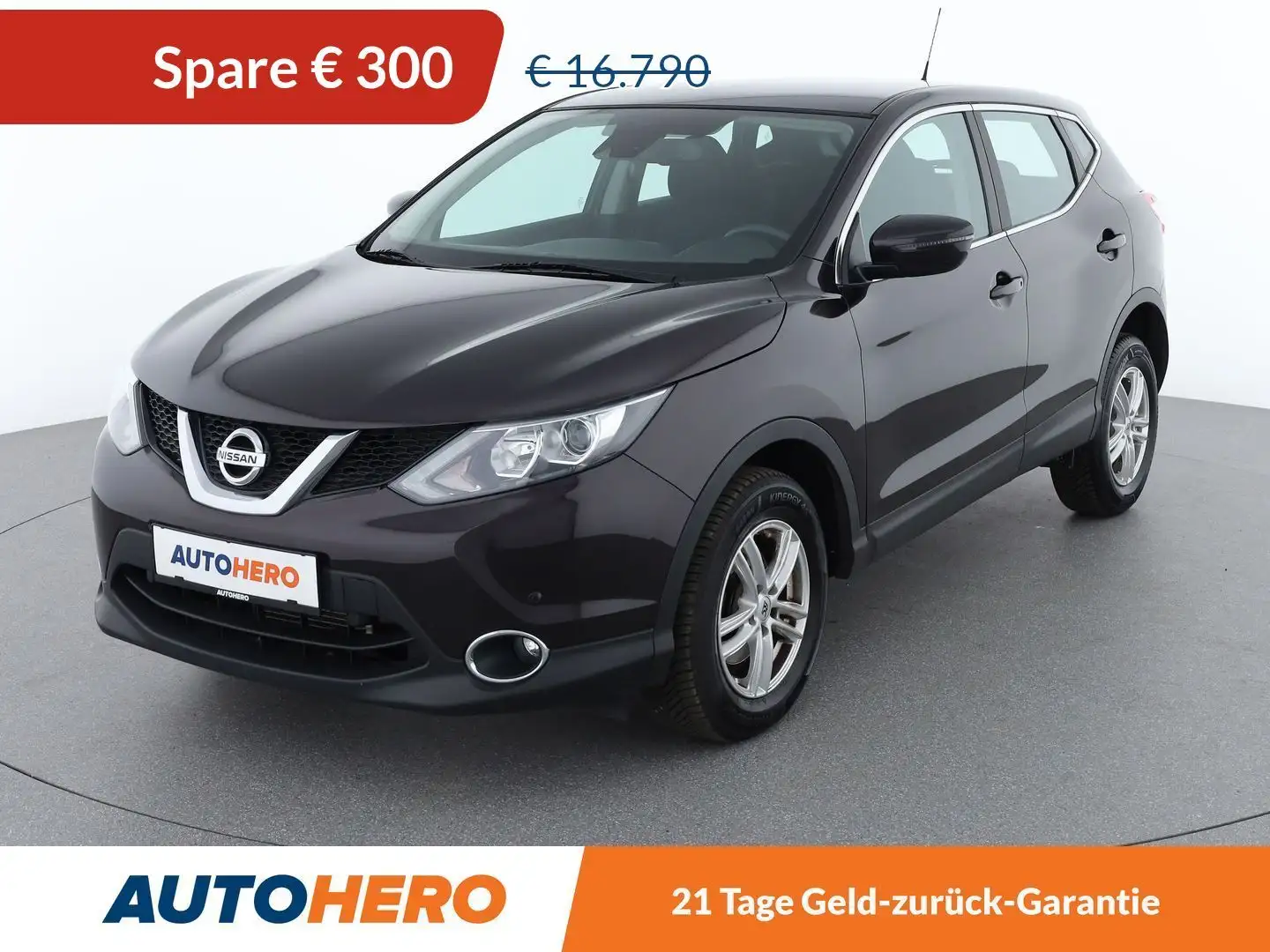 Nissan Qashqai 1.2 Acenta Aut. *NAVI*CAM*SPUR* Violett - 1