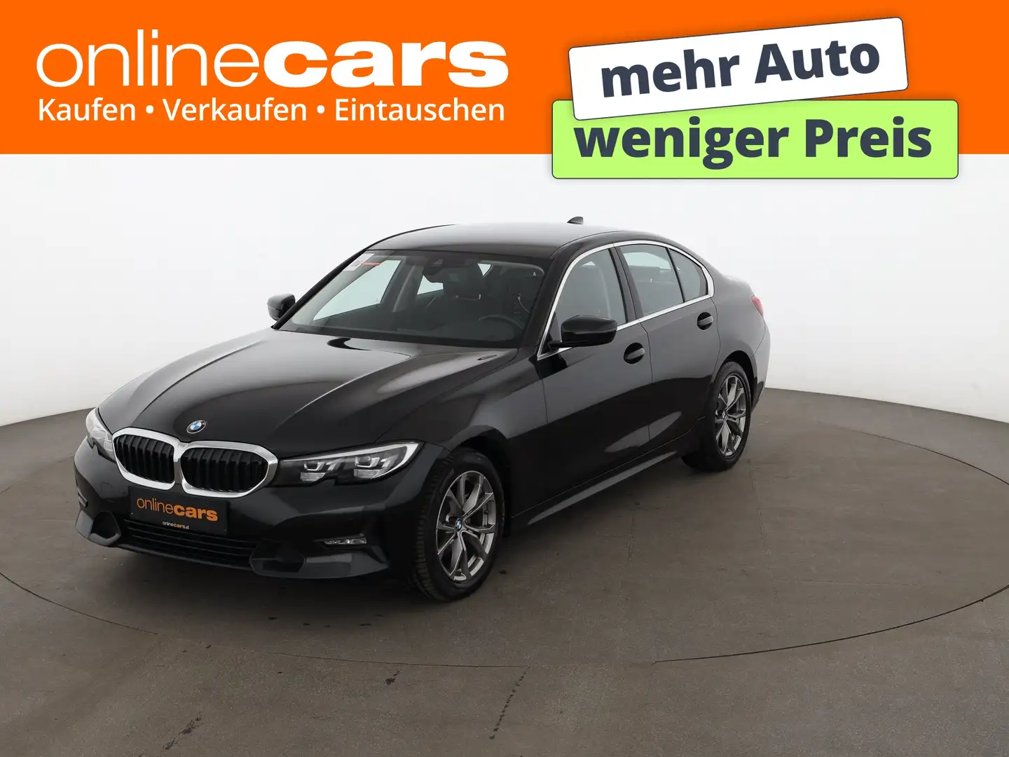 BMW 316 d Limousine Sport Line Aut LED LEDER NAVI Schwarz - 1