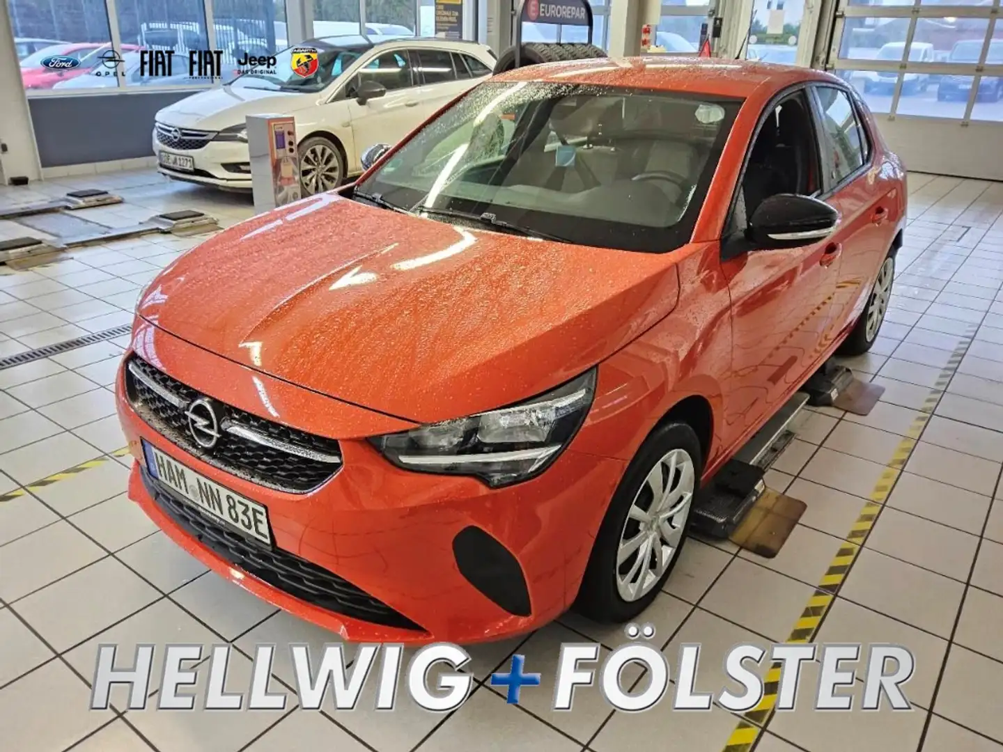 Opel Corsa-e F Edition  7,4 kW Charger SHZ Keyless Pomarańczowy - 1